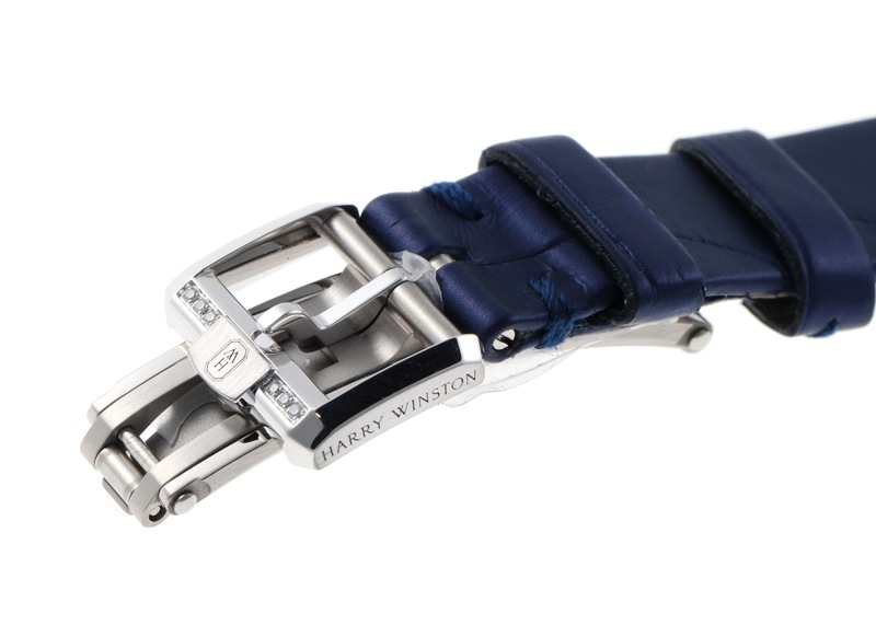 ハリーウィンストン - アヴェニュークラシック ムーンフェイズ | HARRY WINSTON | AVEQMP21WW001 | WG ブルーシェル文字盤 クォーツ レザー | 委託品