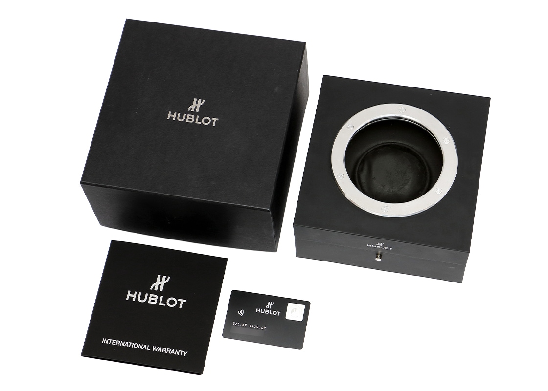ウブロ - アエロフュージョン クロノグラフ | HUBLOT | 525.NX.0170.LR | TI スケルトン文字盤 自動巻き ラバーアリゲーター | 中古