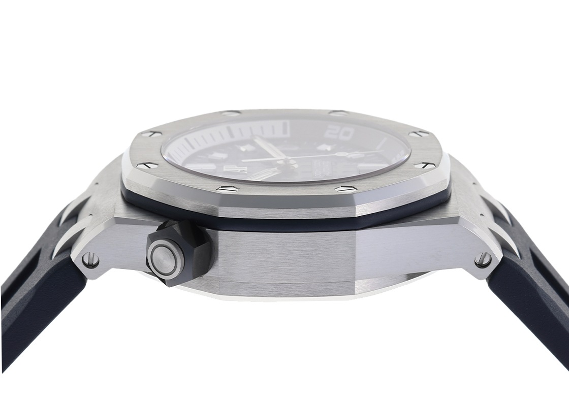 オーデマピゲ - ロイヤルオーク オフショアダイバー | AUDEMARS PIGUET | 15720ST.OO.A027CA.01 | SS ブルー文字盤 自動巻き ラバー | 中古