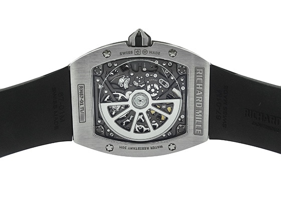 リシャールミル - オートマティック エクストラフラット | Richard Mille | RM67-01 | TI スケルトン文字盤 自動巻き ラバー | 未使用品 |