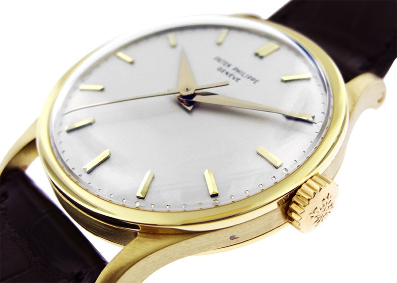 パテックフィリップ - カラトラバ | PATEK PHILIPPE | 570J | 1950年製 YG シャンパン文字盤 手巻き レザー | ヴィンテージ | 中古 |
