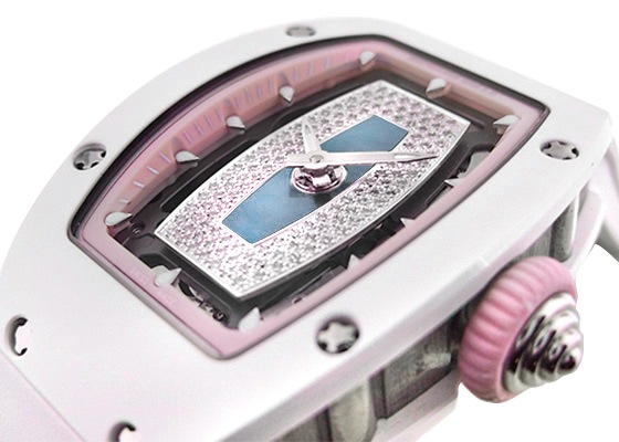 リシャールミル - レディース オートマティック JAPAN PINK | RICHARD MILLE | RM07-01 | ATZ/WG スケルトン文字盤 自動巻き ラバー | 日本限定40本 | 中古 |
