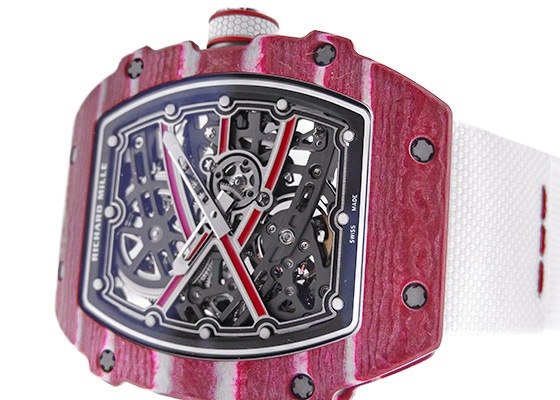 リシャールミル - オートマティック ムタズ・エサ・バルシム ハイジャンプ | RICHARD MILLE | RM67-02 | クォーツTPT/カーボンTPT スケルトン文字盤 自動巻き エラティック