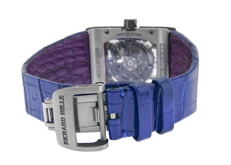 リシャールミル - オートマティック エクストラフラット | RICHARD MILLE | RM016 | TI スケルトン文字盤 自動巻き レザー | 中古 |