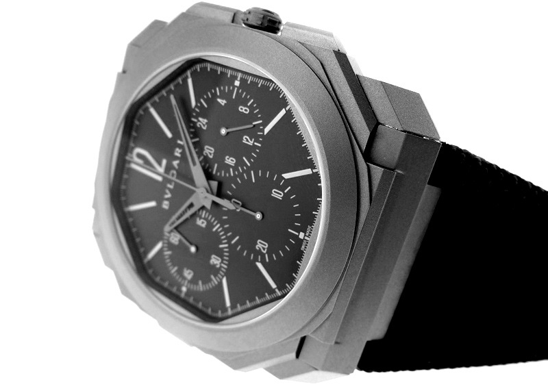 ブルガリ - オクト フィニッシモ クロノグラフ | BVLGARI | 103371 | GMT TI 黒文字盤 自動巻き ラバー | 未使用品 |