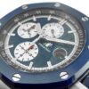 オーデマピゲ - ロイヤルオーク オフショア クロノグラフ | AUDEMARS PIGUET | 26400SO.OO.A335CA.01 | SS ブルー文字盤 自動巻き ラバー | ブティック400本限定 | 委託品 | 中古 |