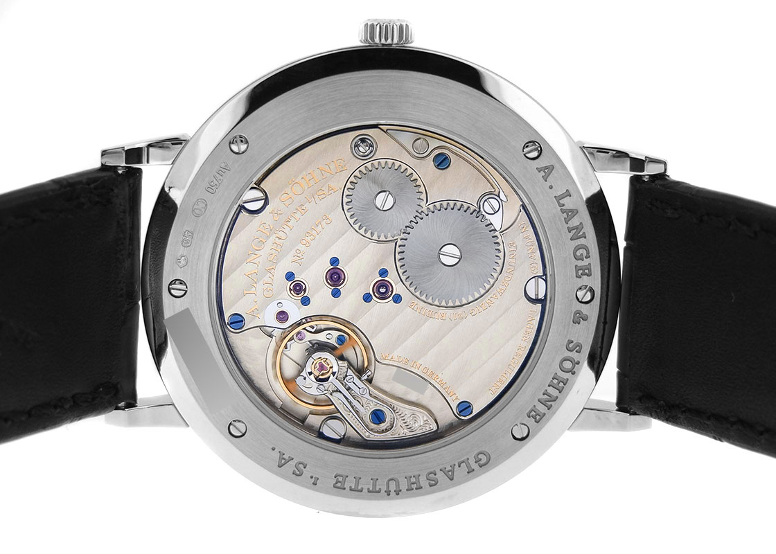 A.ランゲ&ゾーネ - サクソニア フラッハ | A.LANGE&SOHNE | 211.026(LS2113AJ) | WG シルバー文字盤 手巻き レザー | 中古 |