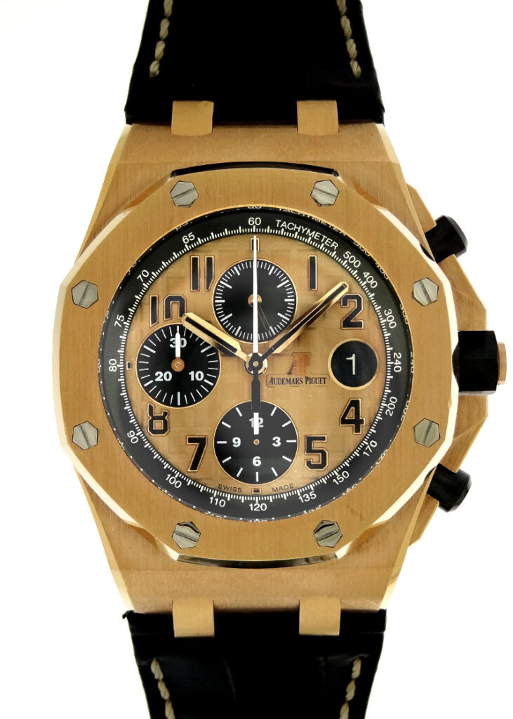 オーデマピゲ - ロイヤルオーク オフショア クロノグラフ | AUDEMARS PIGUET | 26470OR.OO.A002CR.01 | PG PG文字盤 自動巻き レザー| 委託品 | 中古 |