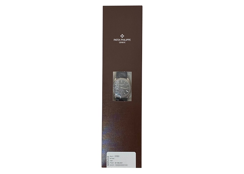 パテックフィリップ - カラトラバ | PATEK PHILIPPE | 6119G-001 | WG グレー文字盤 手巻き レザー | 中古