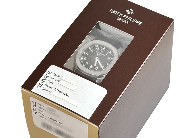 パテックフィリップ - アクアノート | PATEK PHILIPPE | 5165A-001 | SS 黒文字盤 自動巻き ラバー | レストア