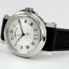 ブレゲ - マリーンII ラージデイト | BREGUET | 5817ST/12/5V8 | SS シルバー文字盤 自動巻き ラバー | 中古
