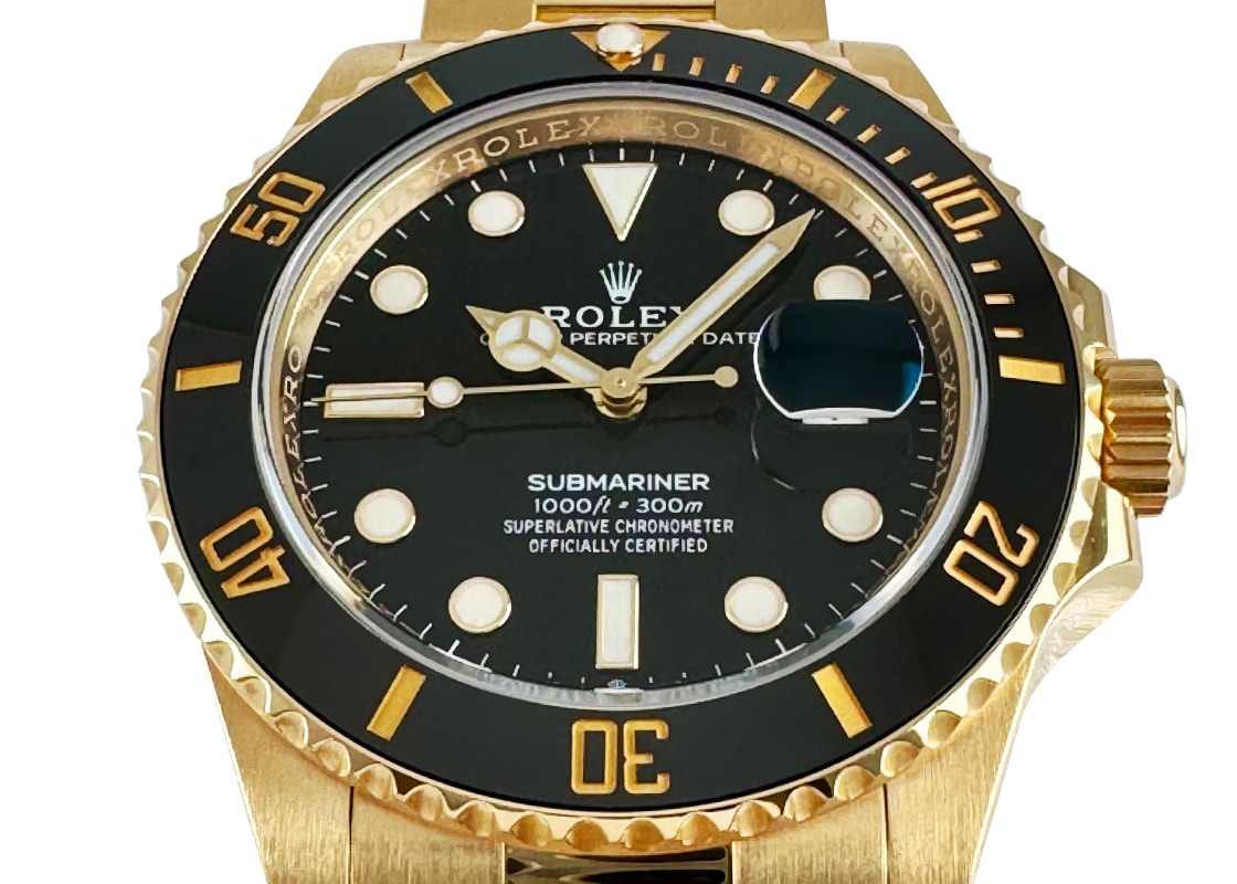 ロレックス - オイスターパーペチュアル サブマリーナー デイト | ROLEX | 126618LN | YG 黒文字盤 自動巻き ブレスレット | 中古