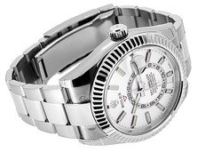 ロレックス - オイスター パーペチュアル スカイドゥエラー | ROLEX | 326934 | WG/SS 白文字盤 自動巻き ブレスレット |