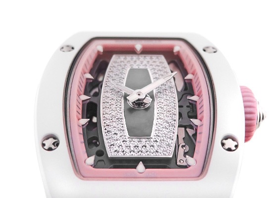 リシャールミル - レディース オートマティック JAPAN PINK | RICHARD MILLE | RM07-01 | ATZ/WG スケルトン文字盤 自動巻き ラバー | 日本限定40本 | 中古 |