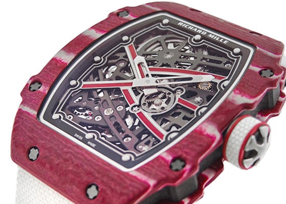 リシャールミル - オートマティック ムタズ・エサ・バルシム ハイジャンプ | RICHARD MILLE | RM67-02 | クォーツTPT/カーボンTPT スケルトン文字盤 自動巻き エラティック