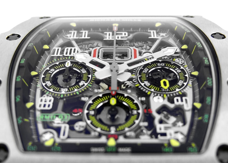 リシャールミル - オートマティック フライバック クロノグラフ | RICHARD MILLE | RM11-03 | TI スケルトン文字盤 自動巻き ラバー | 中古 |