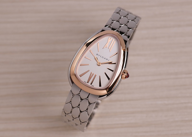 ブルガリ - セルペンティ セドゥットーリ | BVLGARI | 103144 | SS/PG シルバー文字盤 クォーツ ブレスレット |