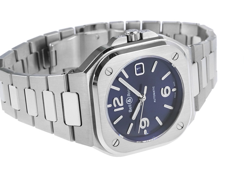 ベル&ロス - BR05 BLUE STEEL | BELL&ROSS | BR05A-BLU-ST/SST SS ブルー文字盤 自動巻き ブレスレット | 中古 |