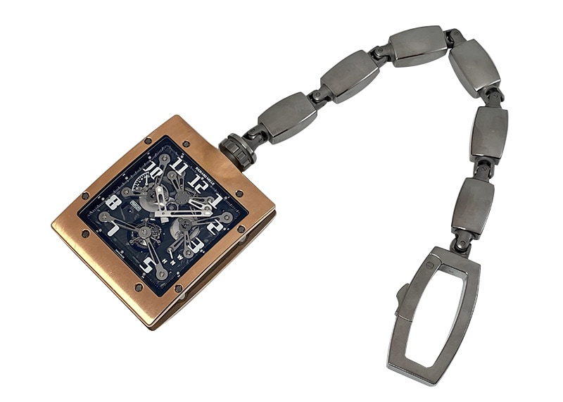 リシャールミル - トゥールビヨン ポケットウォッチ | RICHARD MILLE | RM020 | RG&TI スケルトン文字盤 手巻き | 委託品 | 中古