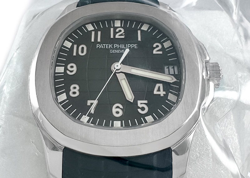 パテックフィリップ - アクアノート | PATEK PHILIPPE | 5165A-001 | SS 黒文字盤 自動巻き ラバー | レストア