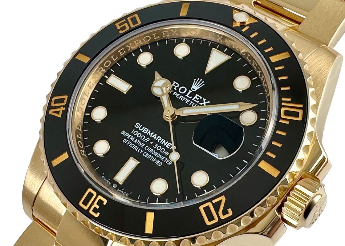 ロレックス - オイスターパーペチュアル サブマリーナー デイト | ROLEX | 126618LN | YG 黒文字盤 自動巻き ブレスレット | 中古