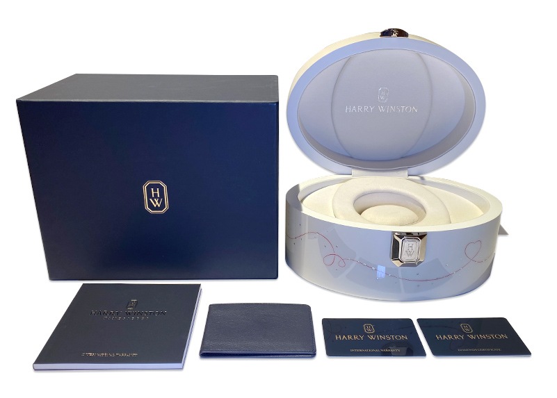 ハリーウィンストン - プレシャス 14本限定 | HARRY WINSTON | HJTQHM18PP011 | PT シェル文字盤 クォーツ レザー | 委託品 | 中古