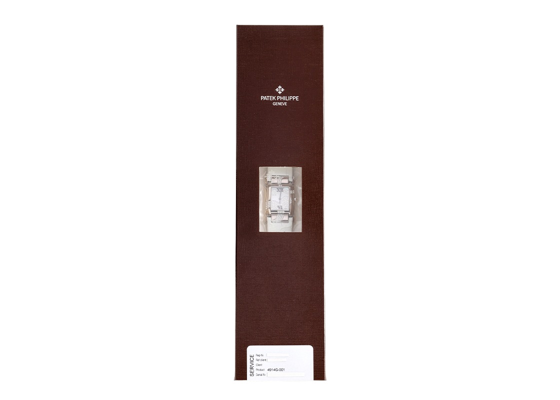 パテックフィリップ - Twenty-4 ダイヤモンド | PATEK PHILIPPE | 4914G-001 | WG ホワイトシェル文字盤 クォーツ レザー | レストア