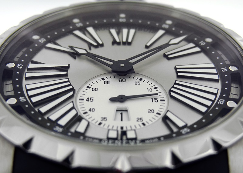 ロジェデュブイ - エクスカリバー45 オートマティック | ROGER DUBUIS | RDDBEX0714 | TI シルバー文字盤 自動巻き ラバー | 15本限定 | 中古 |