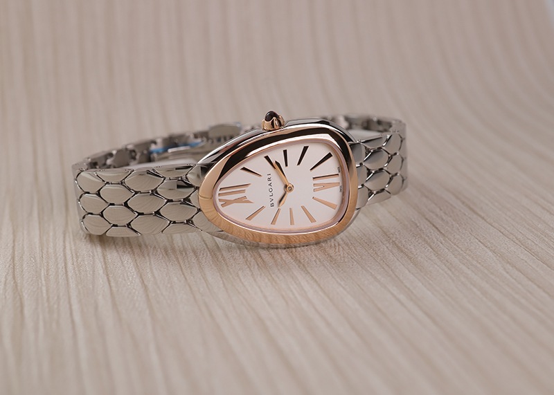 ブルガリ - セルペンティ セドゥットーリ | BVLGARI | 103144 | SS/PG シルバー文字盤 クォーツ ブレスレット |