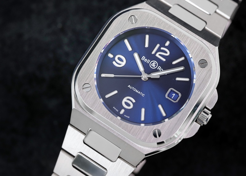 ベル&ロス - BR05 BLUE STEEL | BELL&ROSS | BR05A-BLU-ST/SST SS ブルー文字盤 自動巻き ブレスレット | 中古 |