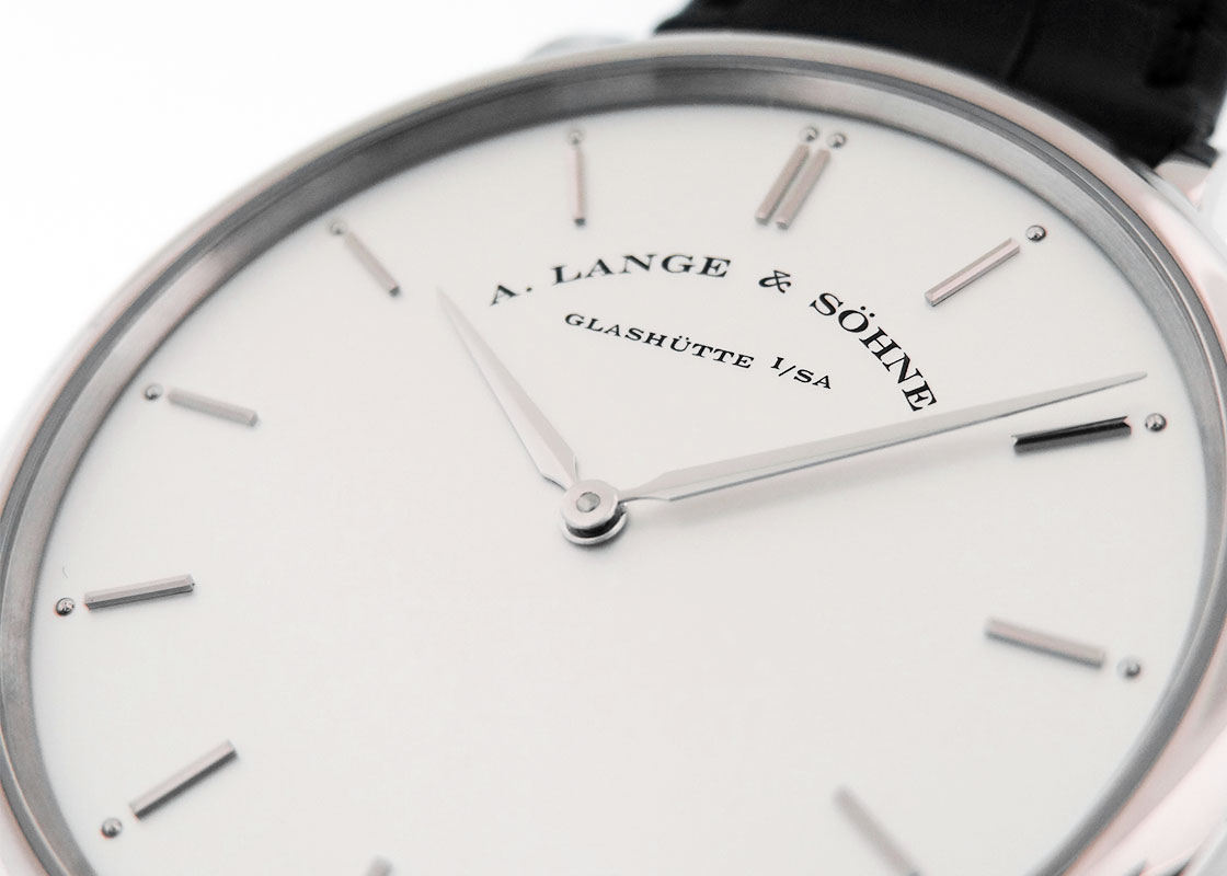 A.ランゲ&ゾーネ - サクソニア フラッハ | A.LANGE&SOHNE | 211.026(LS2113AJ) | WG シルバー文字盤 手巻き レザー | 中古 |