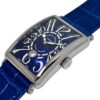 フランクミュラー - ロングアイランド デイト | FRANCK MULLER | 1200SCDT | SS ブルー文字盤 自動巻き レザー | 委託品 | 中古
