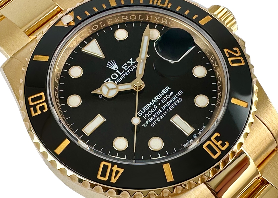 ロレックス - オイスターパーペチュアル サブマリーナー デイト | ROLEX | 126618LN | YG 黒文字盤 自動巻き ブレスレット | 中古