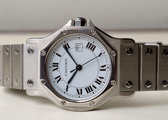 カルティエ - サントス オクタゴン | CARTIER | 29mm SS 白文字盤 自動巻き ブレスレット | 中古 |