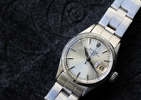 ロレックス - レディース オイスターパーペチュアル デイト | ROLEX | 6519 | SS シルバー文字盤 自動巻き ブレスレット | 1957年製 | ヴィンテージ