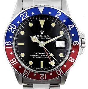 ロレックス - オイスターパーペチュアル GMTマスターI | ROLEX | 1675 | 70年代 SS 黒文字盤 自動巻き ブレスレット | ヴィンテージ