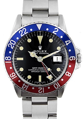ロレックス - オイスターパーペチュアル GMTマスターI | ROLEX | 1675 | 70年代 SS 黒文字盤 自動巻き ブレスレット | ヴィンテージ