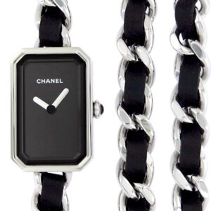 シャネル - レディース プルミエール トリプルブレスレット | CHANEL | H3749 | Mサイズ SS 黒文字盤 クォーツ ブレスレット