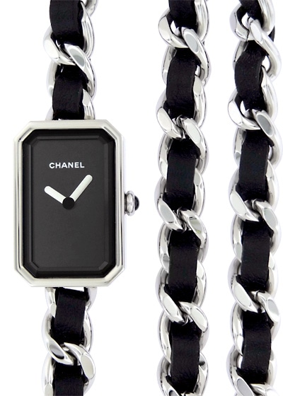 シャネル - レディース プルミエール トリプルブレスレット | CHANEL | H3749 | Mサイズ SS 黒文字盤 クォーツ ブレスレット