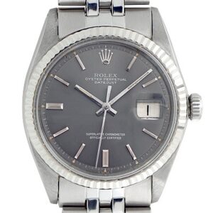 ロレックス - デイトジャスト 70年代 | ROLEX | 1601 | WG&SS グレー文字盤 自動巻き ブレスレット | ヴィンテージ