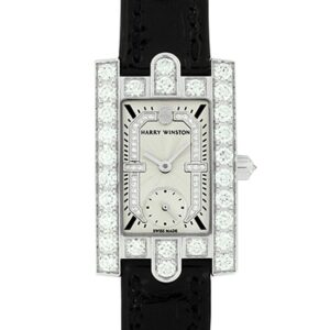 ハリーウィンストン - レディース アヴェニュー クラシック | HARRY WINSTON | AVEQHM21WW283 | WG シルバー文字盤 クォーツ レザー