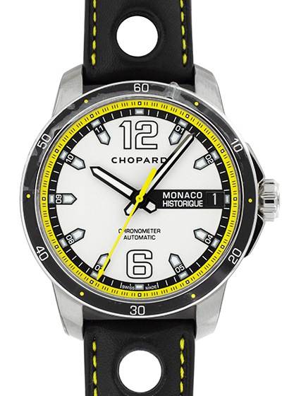 ショパール - ヒストリック グランプリ モナコ ヒストリック | CHOPARD | TI&SS 白文字盤 自動巻き レザー | 未使用品 |