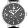 ベル&ロス - ヴィンテージ パワーリザーブ | BELL&ROSS | WW1-97B-AL | SS 黒文字盤 レザー | 未使用品 |