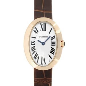 カルティエ - レディース ベニュワール | CARTIER | W8000007 | SM PG シルバー文字盤 クォーツ レザー |