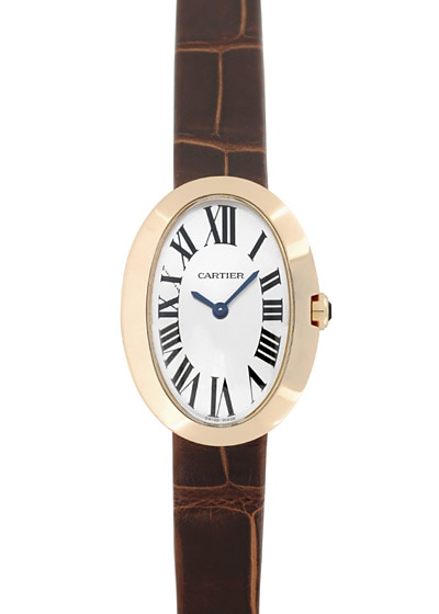 カルティエ - レディース ベニュワール | CARTIER | W8000007 | SM PG シルバー文字盤 クォーツ レザー |