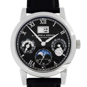 A.ランゲ＆ゾーネ - ランゲマティック パーペチュアルカレンダー | A.LANGE & SOHNE | 310.026E(LS3103AD) | WG 黒文字盤 自動巻き レザー | 未使用品 |
