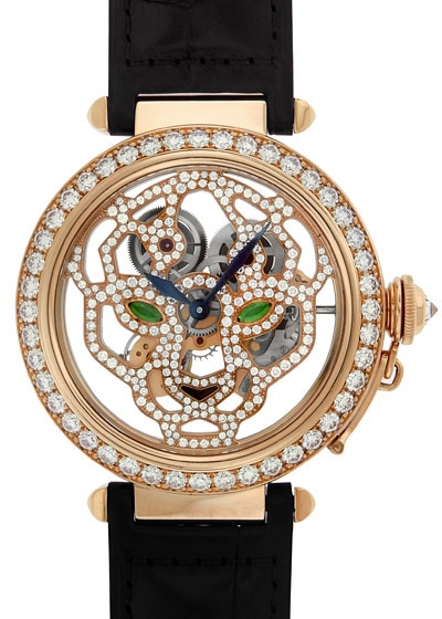 カルティエ - パシャ スケルトン パンテール | CARTIER | HPI00508 | PG スケルトン文字盤 手巻き レザー | 委託品 | 中古 |