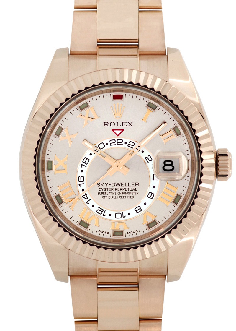 ロレックス - オイスター パーペチュアル スカイドゥエラー | ROLEX | 326935 | RG ピンク文字盤 自動巻き ブレスレット | 中古