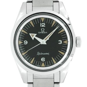 オメガ - レイルマスター1957 トリロジー | OMEGA | 220.10.38.20.01.002 | SS 黒文字盤 自動巻き ブレスレット | 世界3557本限定 | 未使用品 |