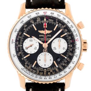 ブライトリング - ナビタイマー01 | BREITLING | R022B49KBA(RB0120) | RG 黒文字盤 自動巻き レザー | 未使用品 |